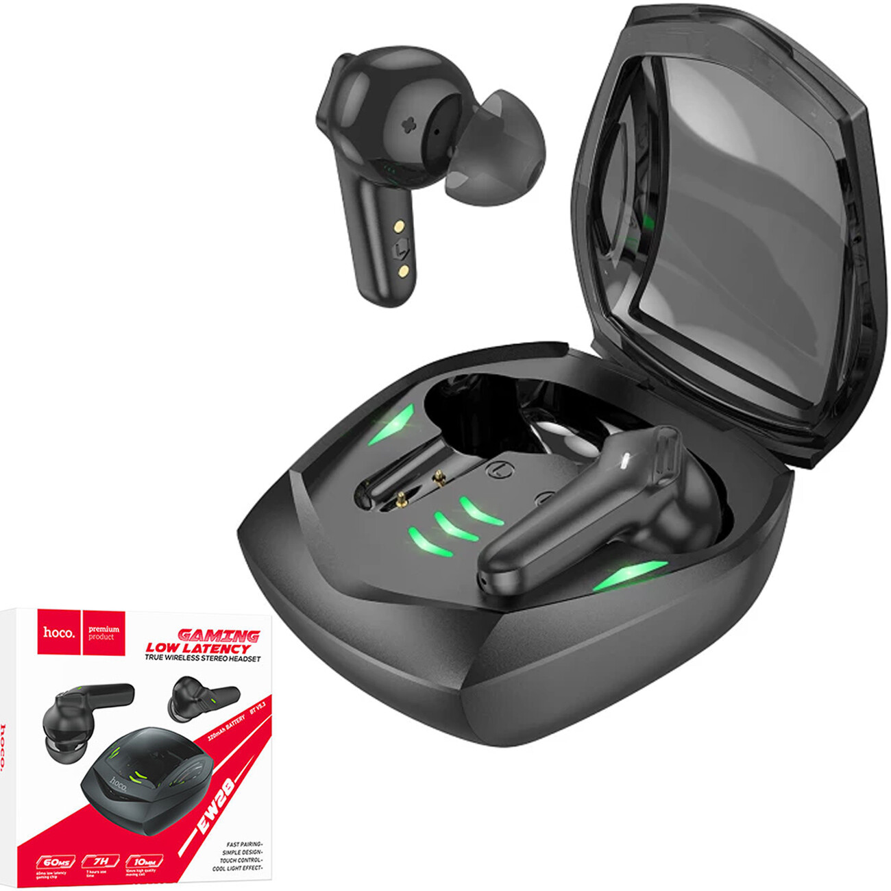 هندزفری بلوتوثی گیمینگ هوکو Hoco مدل EW28 با بلوتوث 5.3