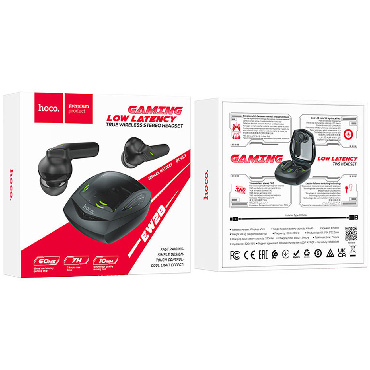 هندزفری بلوتوثی گیمینگ هوکو