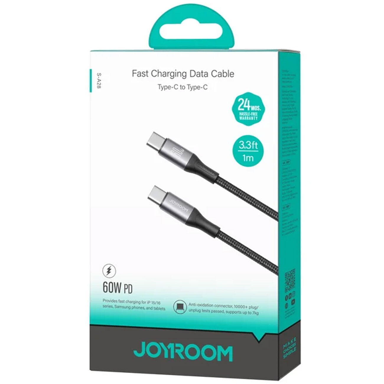 کابل شارژ تایپ سی جویروم