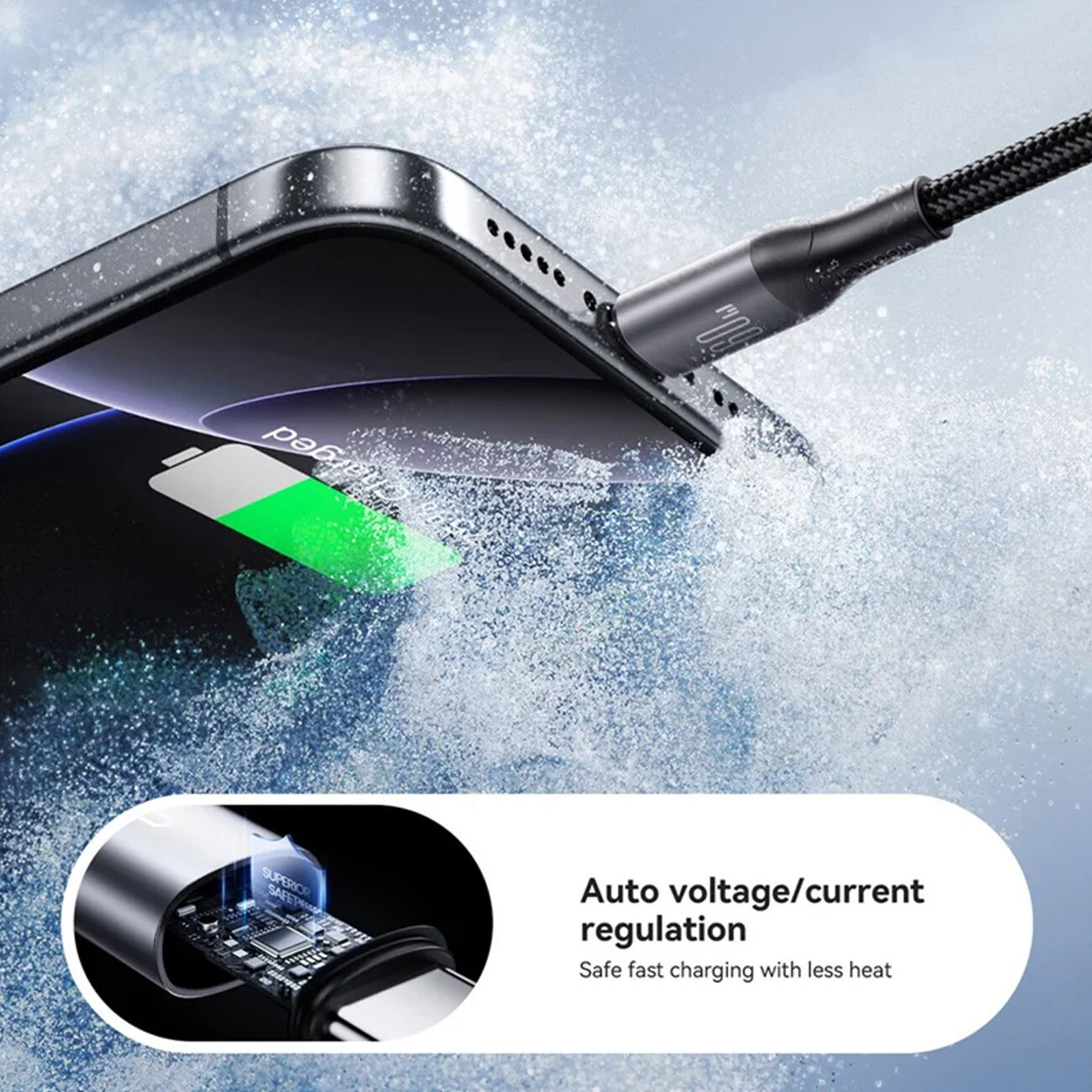 کابل شارژ تایپ سی جویروم