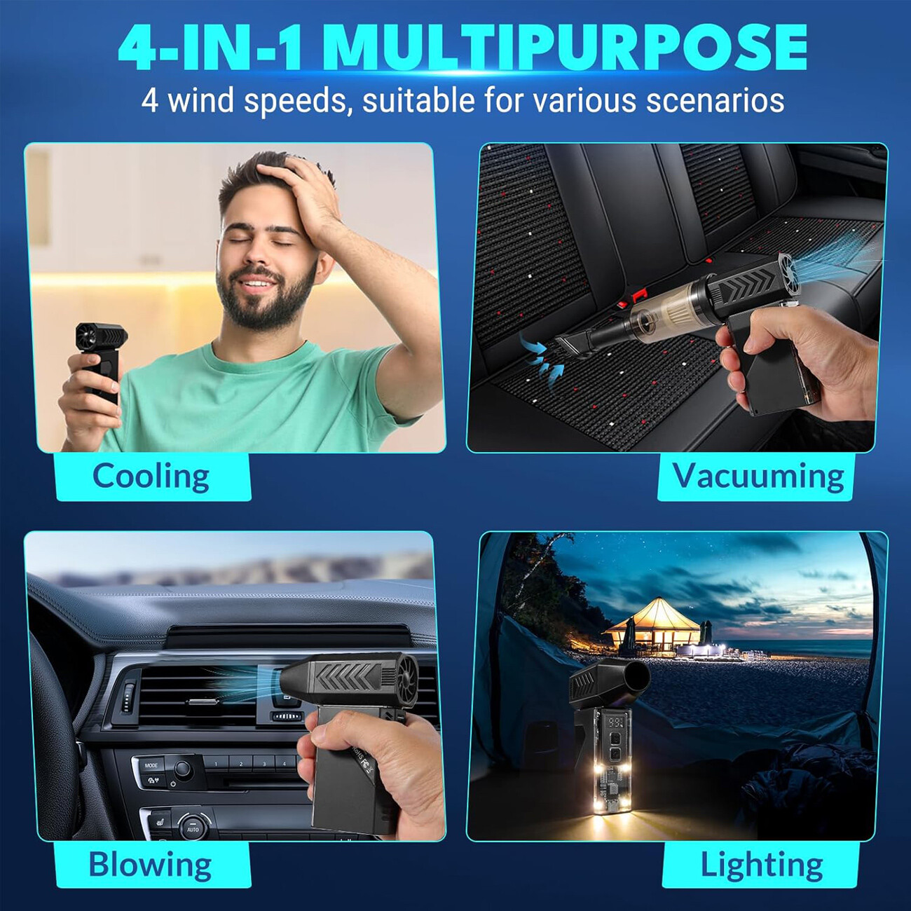 جت فن چندمنظوره شارژی