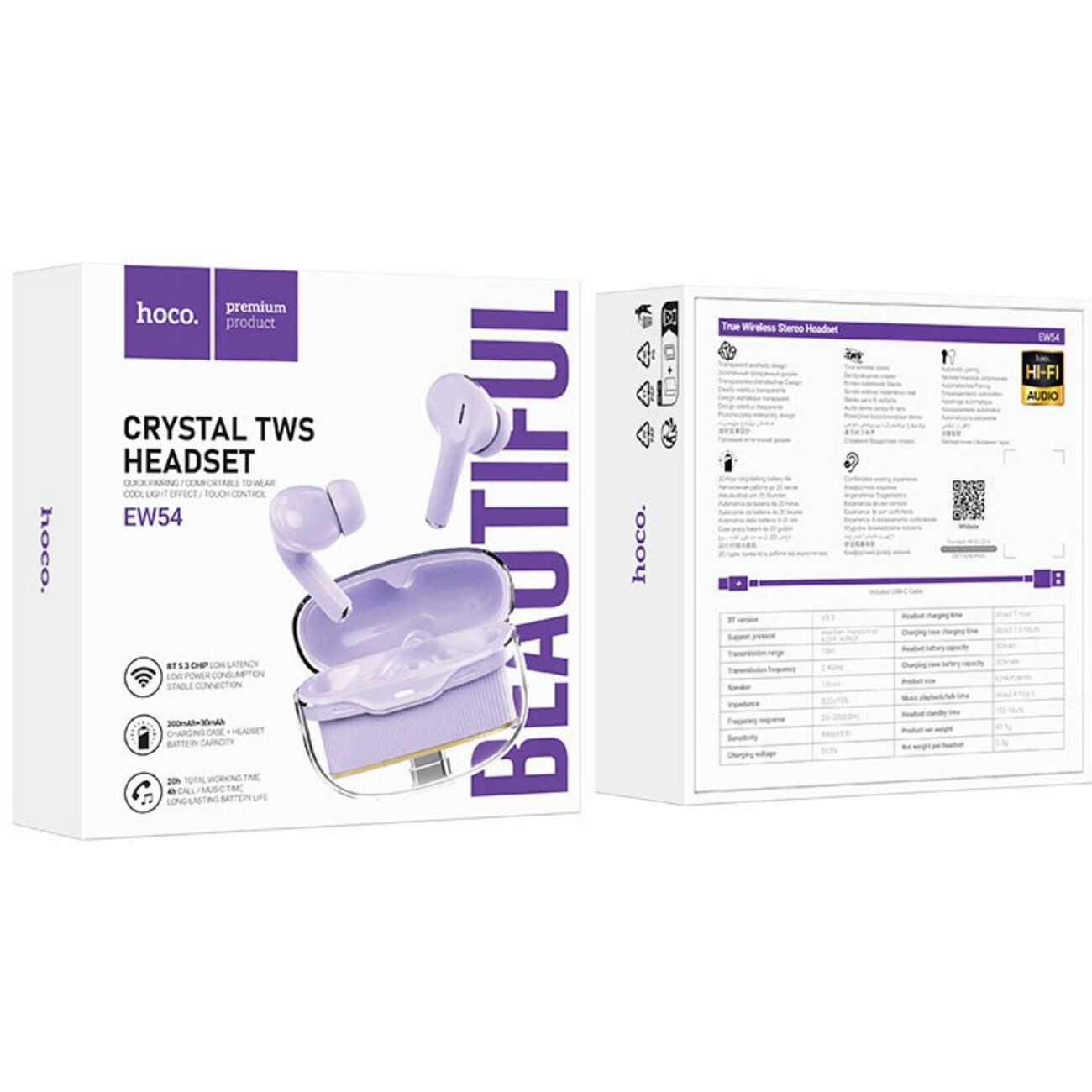 هندزفری بلوتوثی هوکو با بلوتوث 5.3