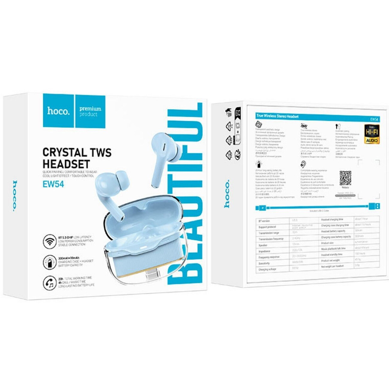 هندزفری بلوتوثی هوکو با بلوتوث 5.3