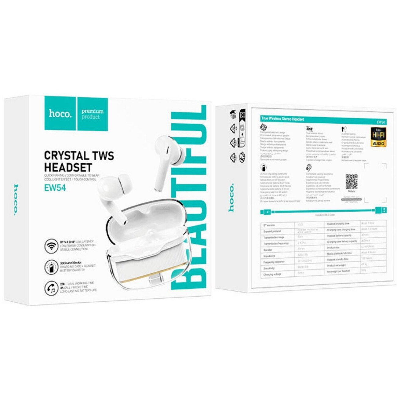 هندزفری بلوتوثی هوکو با بلوتوث 5.3