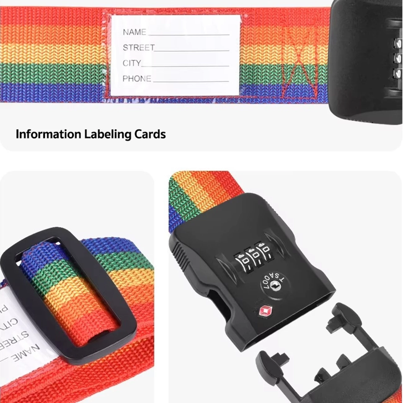 قفل چمدان رمزدار TSA کوتسی