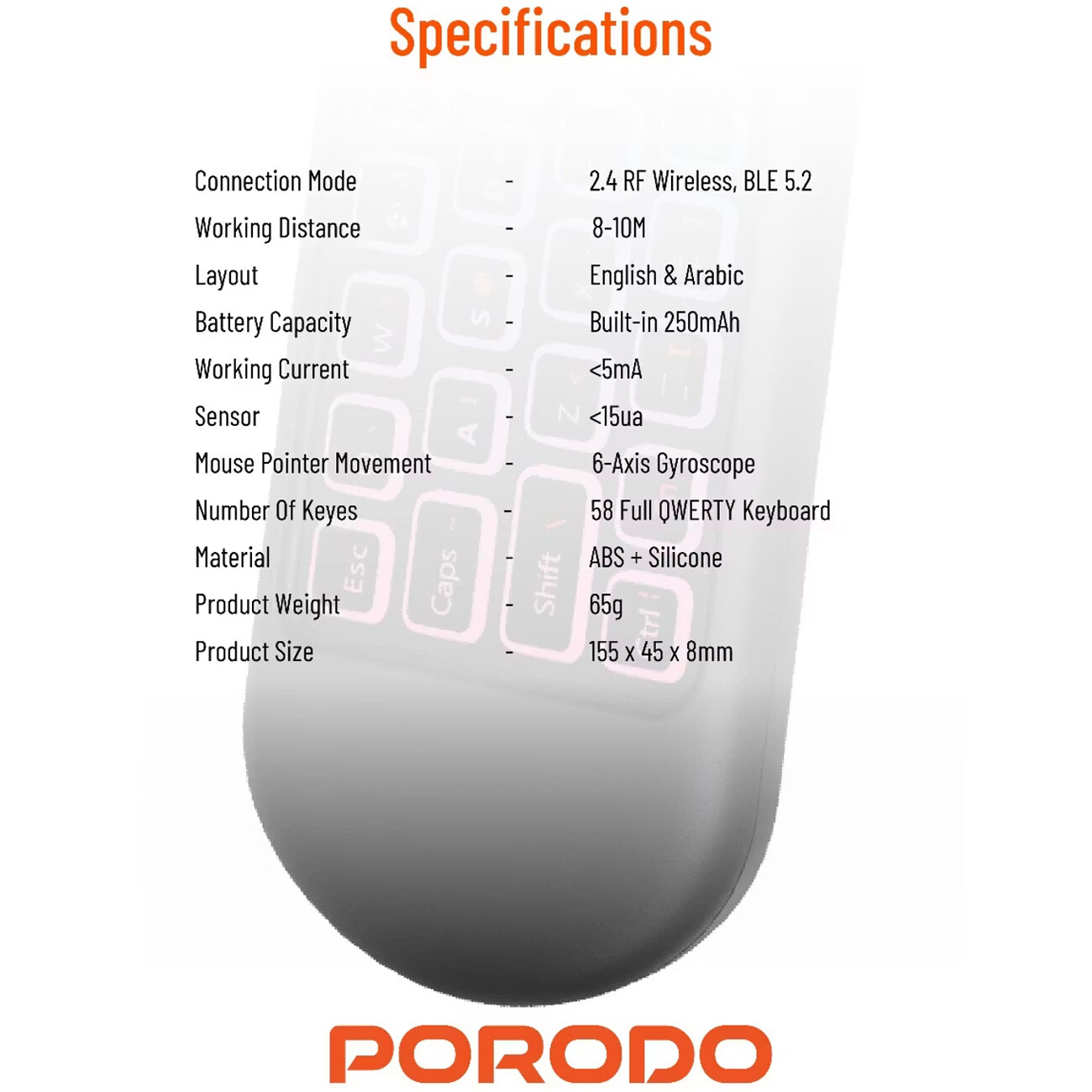 ریموت کنترل بی سیم پورودو