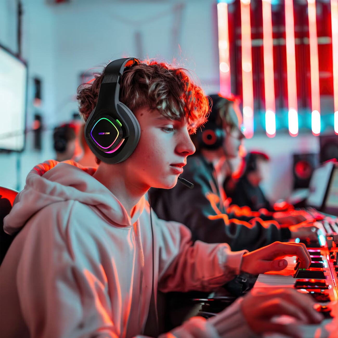 هدفون سیمی گیمینگ گرین لاین