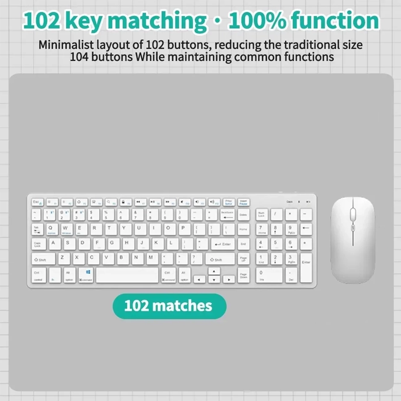ست کیبورد و ماوس بلوتوثی دوحالته شارژی کوتسی