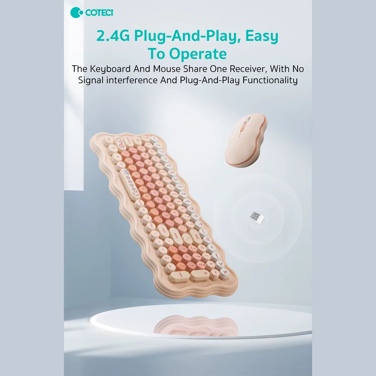 فروش موس و کیبورد بی سیم کوتسی