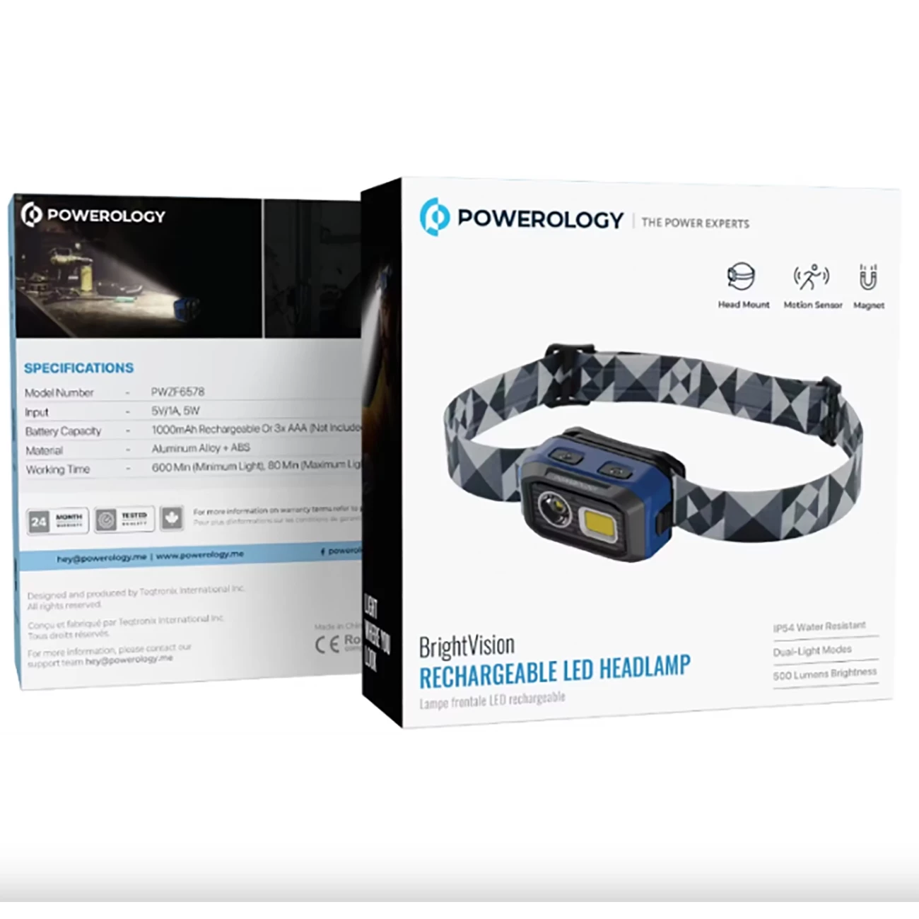 کیفیت چراغ پیشانی پاورولوژی