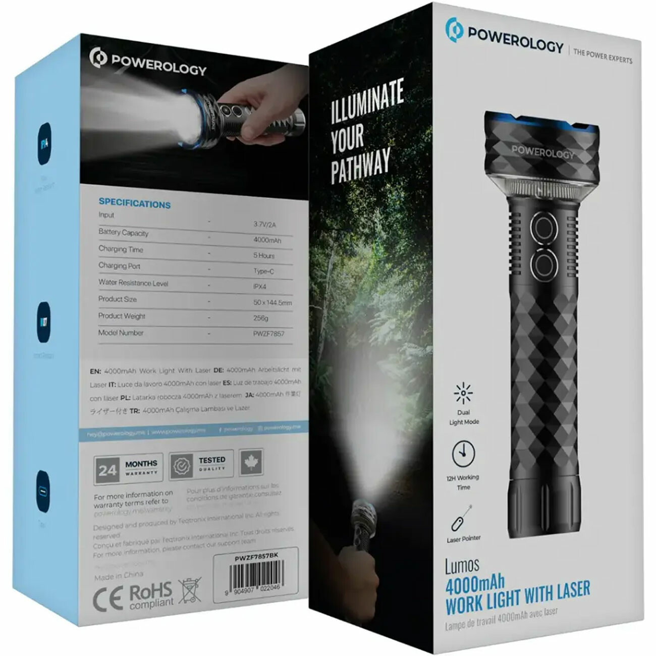 قیمت چراغ قوه  4000 میلی‌آمپر ساعت پاورولوژی