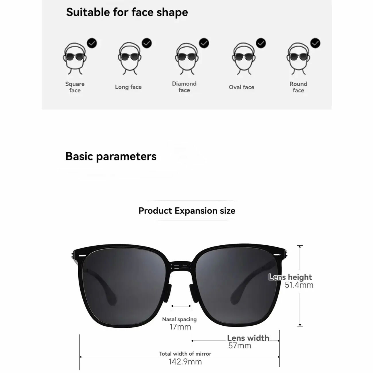 عینک آفتابی پلاریزه تاشو