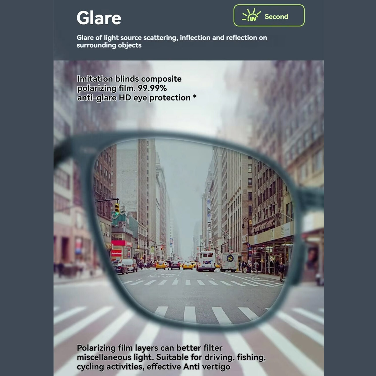 عینک آفتابی پلاریزه تاشو