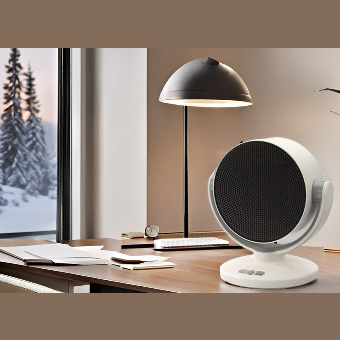 بخاری برقی فن دار دوکاره