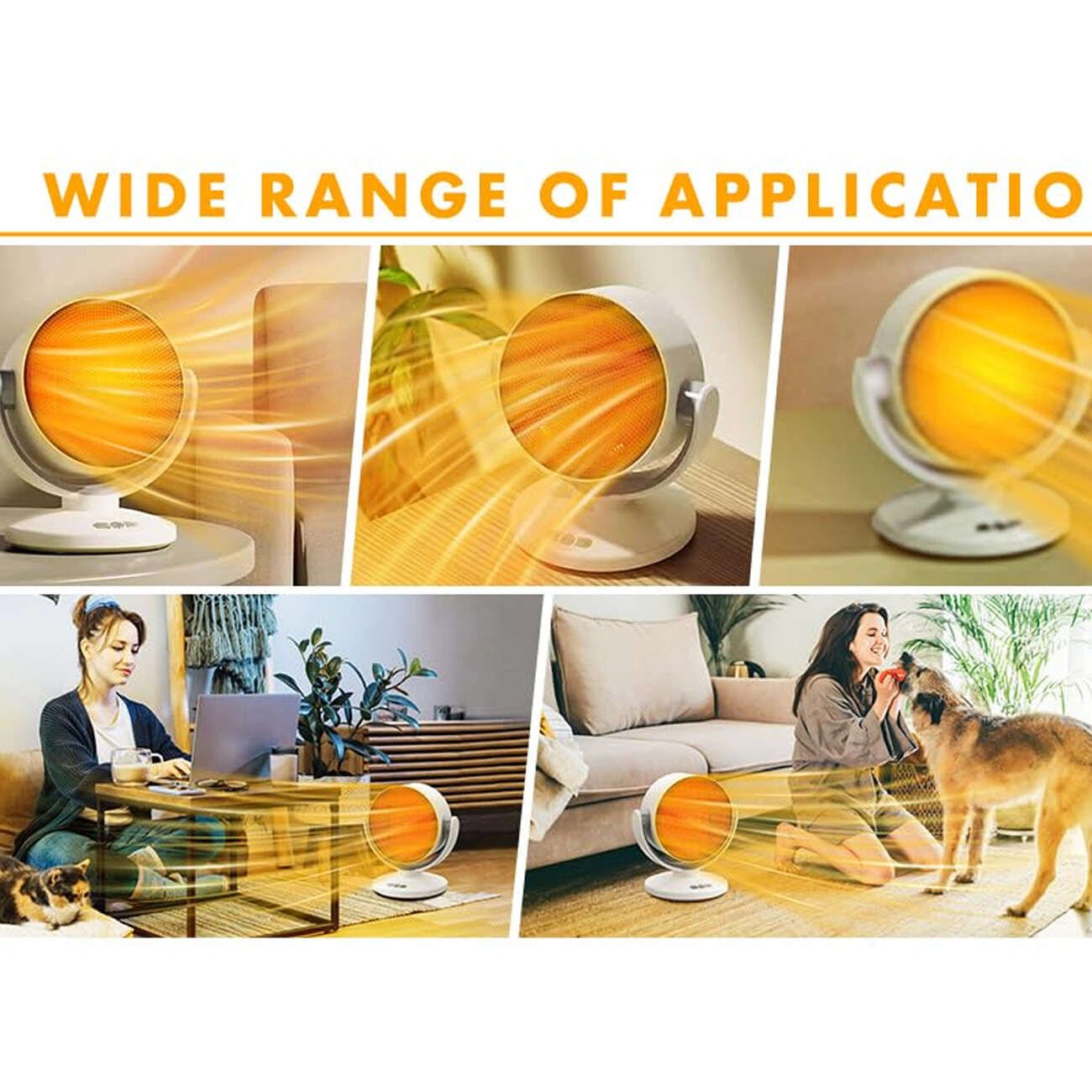 بخاری برقی فن دار دوکاره