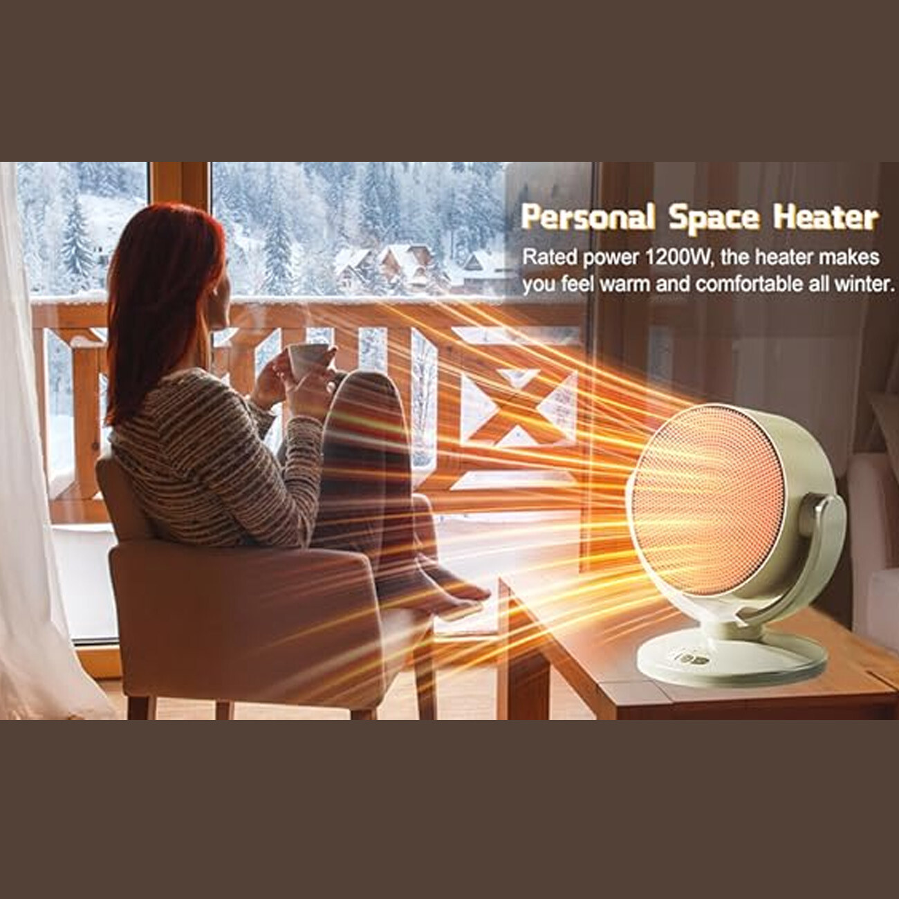 بخاری برقی فن دار دوکاره