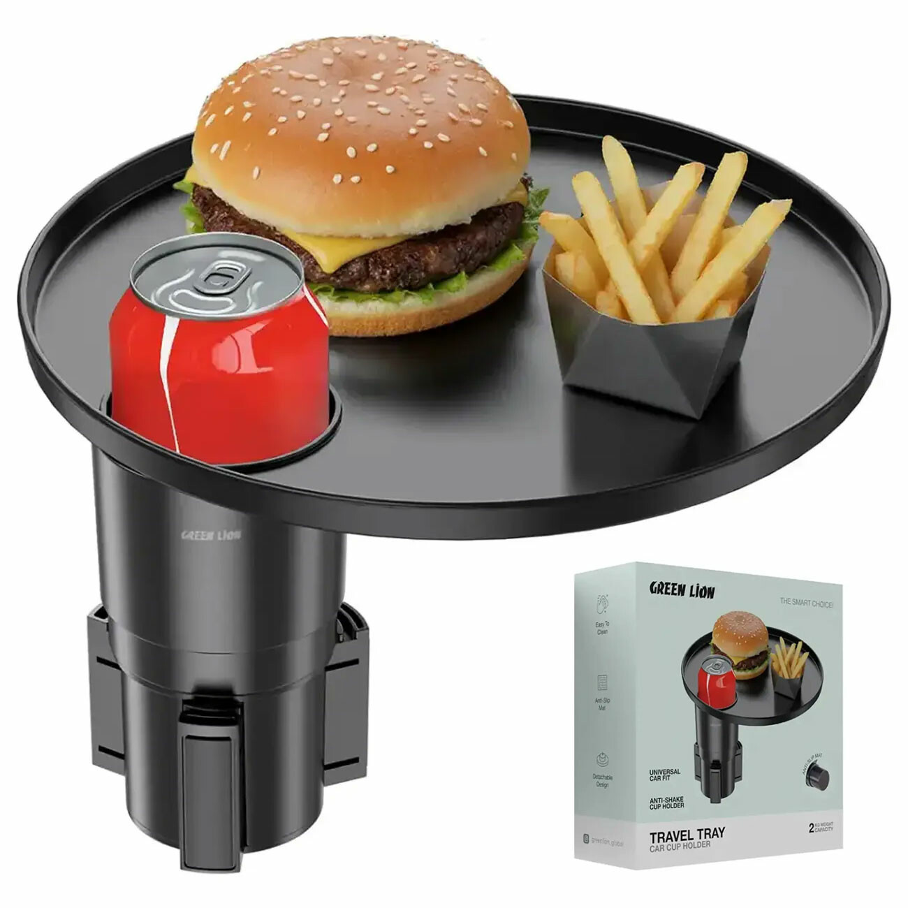 سینی غذای خودرو گرین لاین Green Lion مدل GX-58 مسافرتی