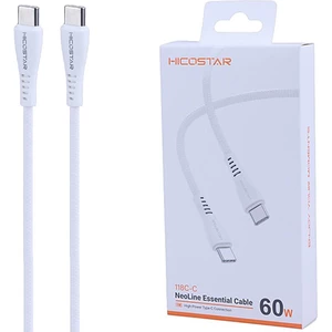 کابل تایپ سی 60 وات هایکو استار Hicostar مدل 118C-C طول 1 متر