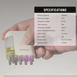 فروش اپلیکاتور روغن تراپی مو و ماساژور پوست سر پورودو