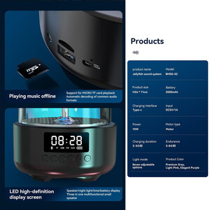 خرید اسپیکر وایرلس و چراغ خواب