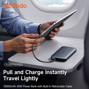 فروش پاور بانک 10000 مک دودو با کابل تایپ سی 45 وات
