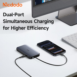 پاور بانک 10000 مک دودو با کابل تایپ سی 45 وات