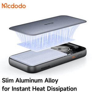 پاور بانک 10000 مک دودو با کابل تایپ سی 45 وات