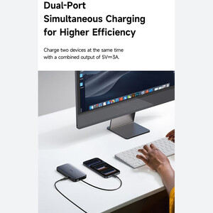 پاور بانک 10000 مک دودو با کابل تایپ سی 45 وات