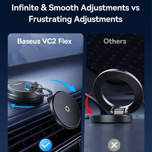 هولدر موبایل وایرلس مگنتی داخل خودرو بیسوس