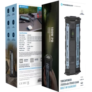 شارژر مسافرتی چراغ دار پاورولوژی