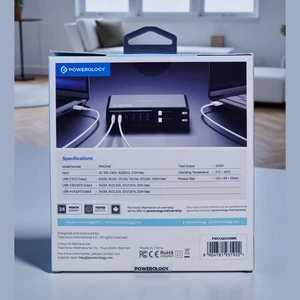 پر فروش ترین هاب شارژر پاورولوژی با کابل جمع شونده