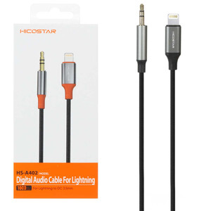 کابل تبدیل لایتنینگ به آی یو ایکس هایکواستار HICOSTAR مدل HS-A402 طول 1 متر