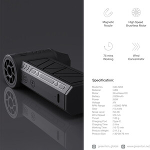 جت فن شارژی گرین لاین