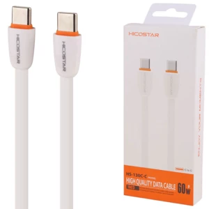 کابل  تایپ سی 60 وات هایکو استار HICOSTAR مدل 130C-C طول 1 متر