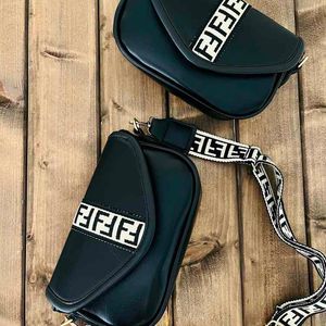 کیف اسپرت کد 1660 مدل طرح FENDI بند نواری
