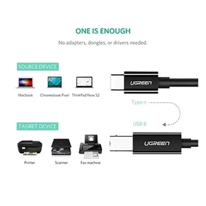 کیفیت کابل Type-C پرینتر یوگرین