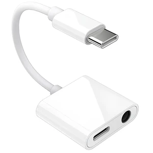 کابل تبدیل Type-C به Type-C و جک 3.5mm رسی RECCI مدل RDS-A08