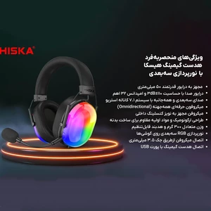هدست گیمینگ سیمی هیسکا