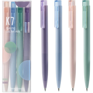 خودکار ژله ای مشکی کاکو Kaco مدل K7 نوک 0.5 میلی‌متری 4 عددی