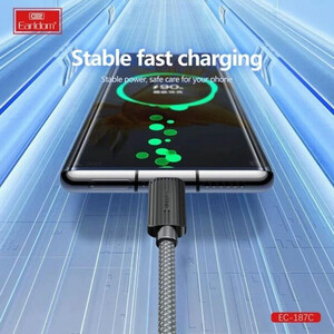 کابل تایپ سی ارلدام EC-187C در حال استفاده