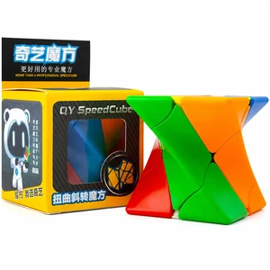 روبیک اسکوب تویستی کای وای QiYi مدل Twisty Skewb استیکرلس