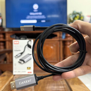 استفاده از کابل Type-C به HDMI ارلدام ET-W34