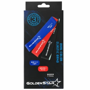 کش مینی لوپ گلدن استار Dual Color بسته 3 عددی