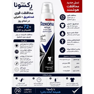 کیفیت اسپری ضد تعریق رکسونا