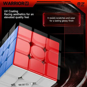 روبیک 3×3 کای وای QiYi مدل Warrior M UV Coated مغناطیسی