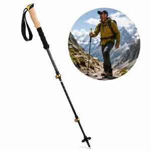 باتوم کلیپسی کربن اسنوهاک Snow Hawk کد SN-T0112 طول 135cm