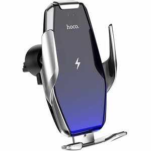 هولدر موبایل و شارژر وایرلس 15 وات هوکو HOCO مدل S14 با نصب دوگانه