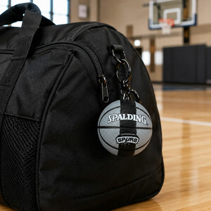 جاکلیدی توپ بسکتبال اسپالدینگ Spalding طرح NBA رنگی