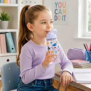بطری آب کودک طرح دار