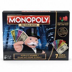 بازی فکری مونوپولی Monopoly مدل The World Edition مناسب 2 تا 6 بازیکن